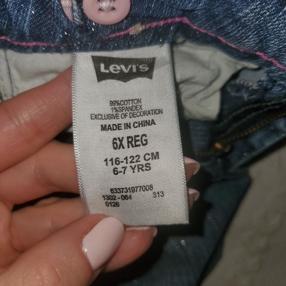 Girls Levi's Jeans size 6x - Picture 3 of 3